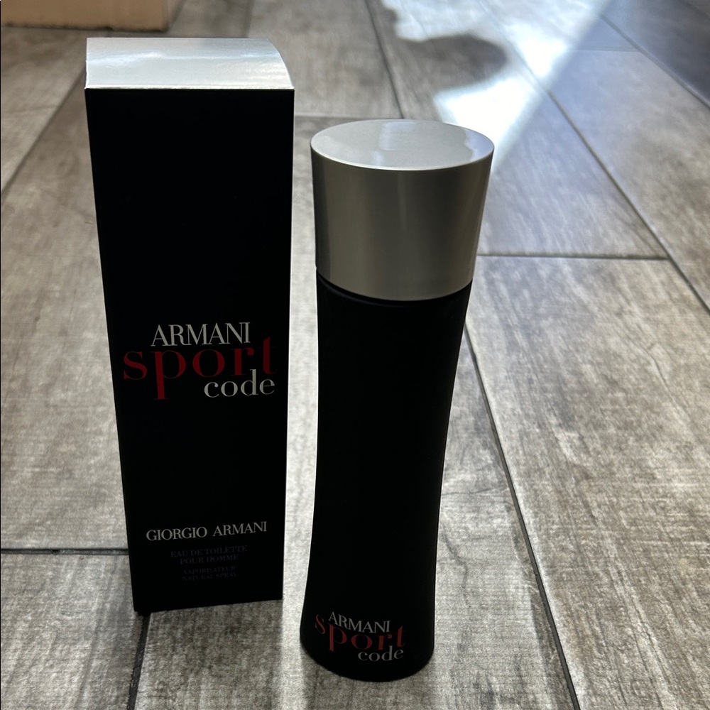 Giorgio Armani Sport Code Black and Red Eau de Toilette Discontinued !